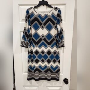 Sandra Darren 3/4 Length Sleeve Dress Size M